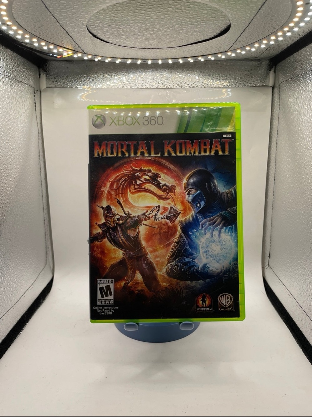 Microsoft Xbox 360 Mortal Kombat Game - Neon Green Case